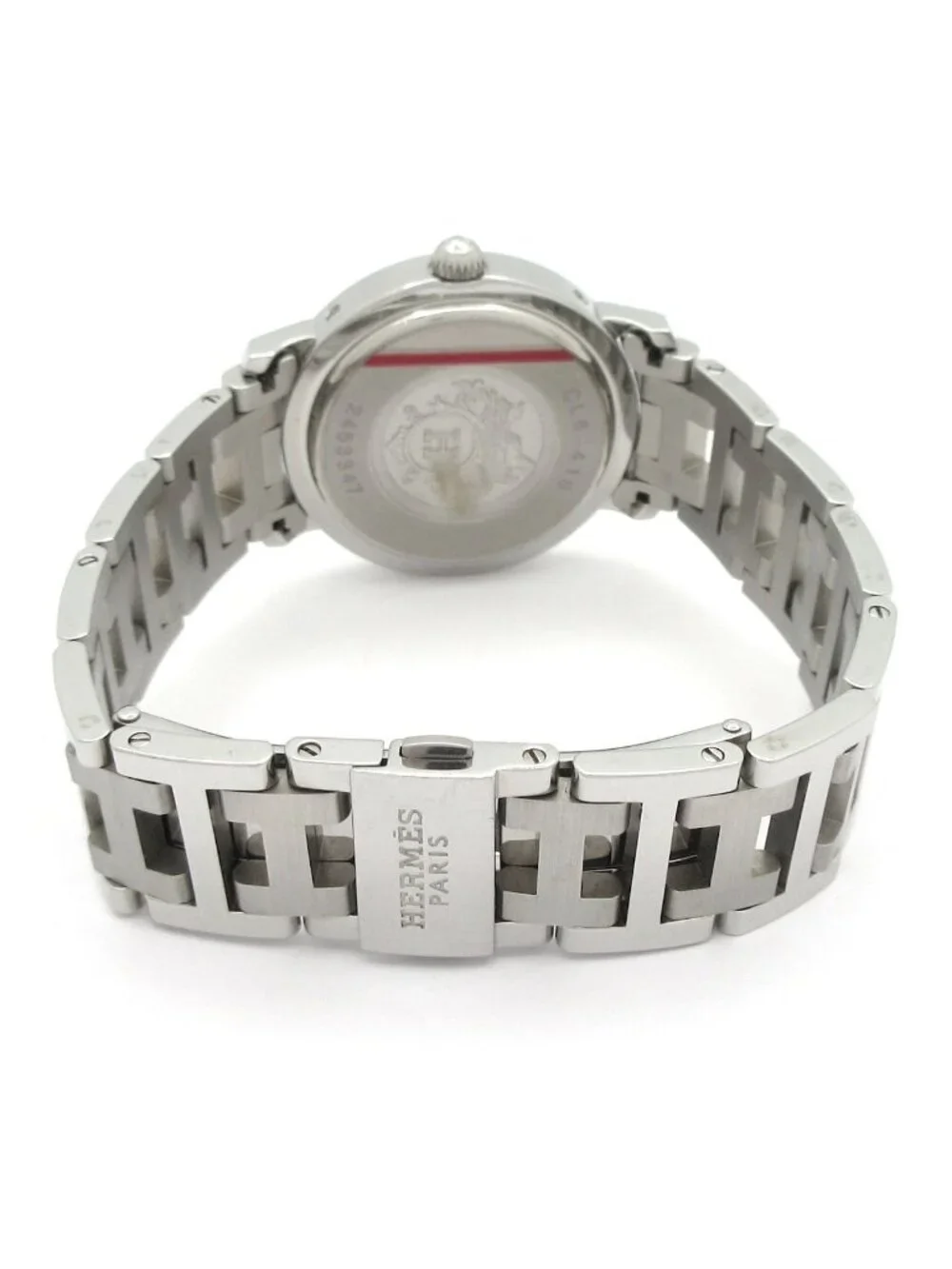 Hermes Watch Clipper White
